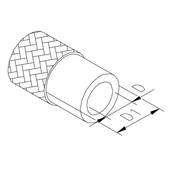 SILICONE HOSE with stainless wire